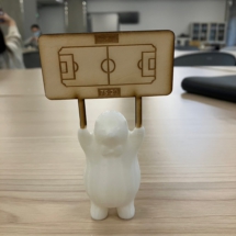 北極熊3D列印玩偶與個人化雷切立牌_12