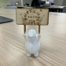北極熊3D列印玩偶與個人化雷切立牌_5
