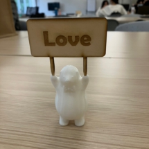 北極熊3D列印玩偶與個人化雷切立牌_6