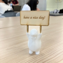 北極熊3D列印玩偶與個人化雷切立牌_8